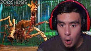 IM A NIGHT ZOO KEEPER TAKING CARE OF MUTATED ANIMALS IN A DISTURBING ZOO | Zoochosis (Good Ending)