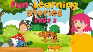 Fun Learning Stories - Part 2 | English Stories For Kids & Children | #catrackktv