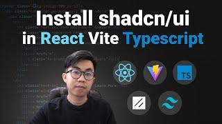 How to install Shadcn UI in React, Vite and Typescript