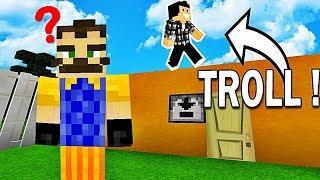 JE TROLL MON VOISIN ! | Hello Neighbor Minecraft