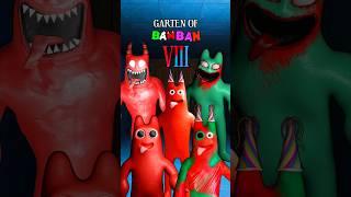Garten of Banban 8 - Banban New Evolution Comparison #shorts #gartenofbanban #shortvideo