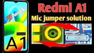 Redmi A1 Mic Problem/Jumper solution/Mic Not working/