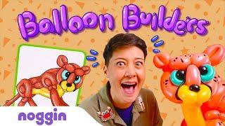 Lets Build a Cheetah with a Jetpack out of balloons! | Balloon Builders