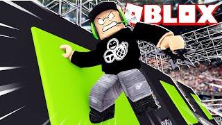 I'm the CHAMPION at Ninja Warrior Games in ROBLOX!!