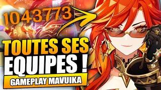 Showcase MAVUIKA : D'ENORMES DEGATS ! Enfin du Gameplay : React ! Genshin Impact FR