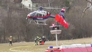 Waldbrand in Schwarzau im Gebirge Neunkirchen