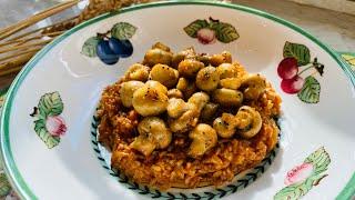 Polba Grain Pilaf with Mushrooms/Հաճարով և Սնկով Փլավ/Полба