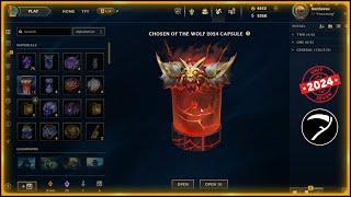 30x Chosen of the Wolf 2024 Capsules opening - League Of Legends