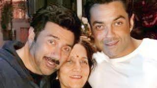 Sunny Deol And Bobby Deol With His Mother#sunnydeol#bobbydeol#shorts#ytshorts