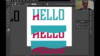 Manipulating Text in Adobe Illustrator and The Pathfinder Tool