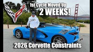 2026 CORVETTE CONSTRAINTS 1st CYCLE & ZR1e ... DID WE CALL THAT ONE TOO?!