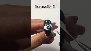 Rose nail art