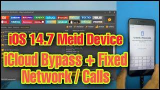 iPhone iCloud Activation iOS14.7 Bypass Fix Network & Call (Support Meid & No Meid)