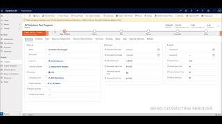 Dynamics 365 Project Service Automation