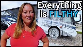 Resetting OUR Luxury MOTORHOME- AFTER a Month of BOONDOCKING
