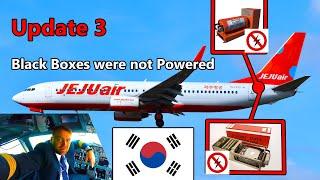 Pilot Blog | Jeju Air B737 Crash | Black Boxes were not working| Major Update 3