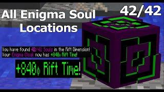 All 42/42 Enigma Soul Locations in the Rift Update in Hypixel Skyblock