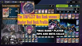 The Simplest Master Duel Deck Profile - PURE ZOODIAC - *MULTI-DECK MAX RANK* PLAYER TIPS