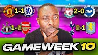 Predicting Gameweek 10 of the Premier League!