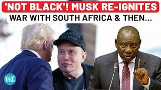 After Trump's 'White Farmers' War, Musk Spars with South Africa as Starlink Ban Ignites Storm