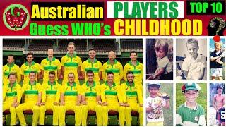 Top 10 Australian Cricketers | Who Had Shocking Childhood | Guess the Names?? (Challenge)