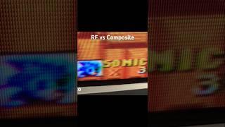 Sega Genesis RF vs Composite #shorts