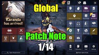 Black Desert Mobile Global Patch Notes 1/14