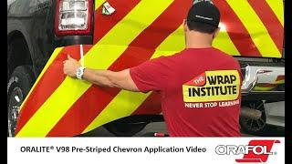 ORALITE V98 Reflective Chevron Striping Application Video - ORAFOL Americas