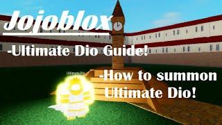 Jojoblox Ultimate Dio Guide! | How to get Dio's Diary | How to get MIH & TWOH | Roblox