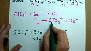 Balance a Redox Reaction (ACIDIC solution)