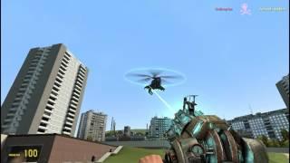 Lets play Garrys Mod part 25 gun/aim bot/morph mod