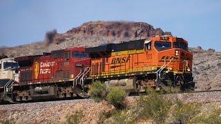 BNSF Freight Trains in Arizona