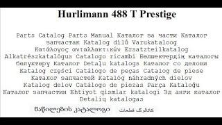 Hurlimann 488 T Prestige - Parts Catalog