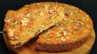 The Best Healthy Carrot Cake Without Sugar and Flour! Healthy Gluten-Free Dessert!