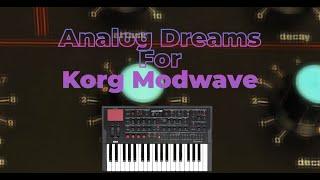 Analog Dreams for Korg Modwave | Premium Sound Pack