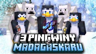 Niebezpieczna Podróż 3 Pingwinów z Madagaskaru w Minecraft