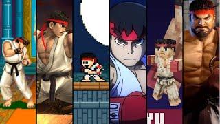 Evolution of Ryu (with all Collaboration Games) [1987~2023]