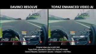 Upscaling Video : Davinci Resolve vs Topaz Video Enhanced AI