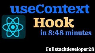 useContext Hook in React JS || Hooks in React JS