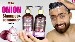 WOW ONION SHAMPOO & CONDITIONER REVIEW | HEALTHY HAIR CARE KIT | QUALITYMANTRA