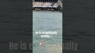 Swim upstream when the hydroelectric dam discharges water..! #shorts