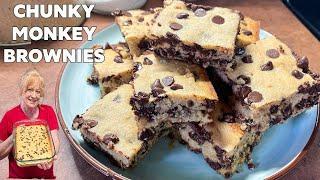 CHUNKY MONKEY BROWNIES