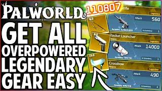 Palworld - How to Get ALL Legendary Weapons & Armour FAST & EASY - Best Gear in Game Guide!