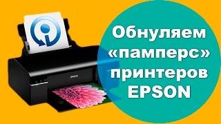 Как обнулить/сбросить счетчики отработанного чернила (памперс) принтера EPSON T50/T59