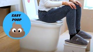 Wood-Plastic Board Toilet Squatty Stool by Fanwer, Making Pooping Easy