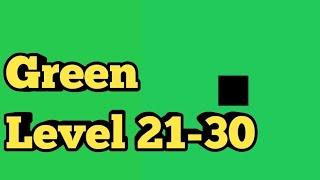 Green Level 21 22 23 24 25 26 27 28 29 30 Green Puzzle Game|Bart Bonte Game Walkthrough