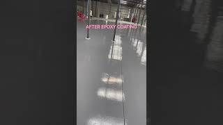 How to do epoxy flooring | Epoxy coating | #epoxyflooring #flowcrete