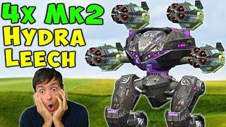 4x HYDRA LEECH Mk2 Trolling War Robots Gameplay WR