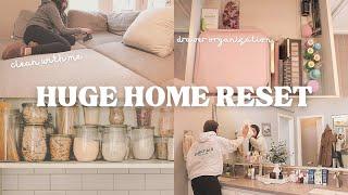 HUGE HOME ORGANIZATION | productive reset & deep clean for 2024 with me