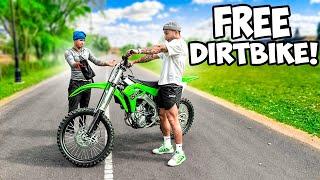 Stranger Gives Me His DirtBike ! | Braap Vlogs